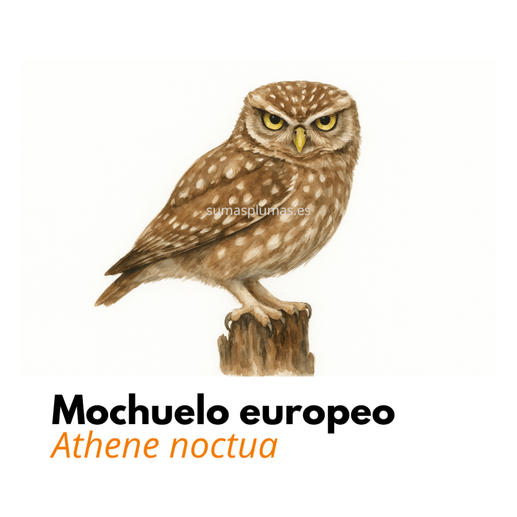 Mochuelo europeo - Notas episodio 7 del podcast Mirlo Blanco